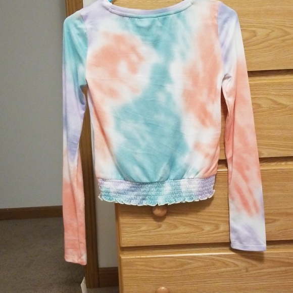 Tye dyed super cozy long sleeve tee NWT - Picture 4 of 7